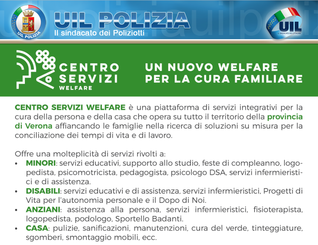 DIAMO IL BENVENUTO AGLI ASSOCIATI DI UIL POLIZIA!