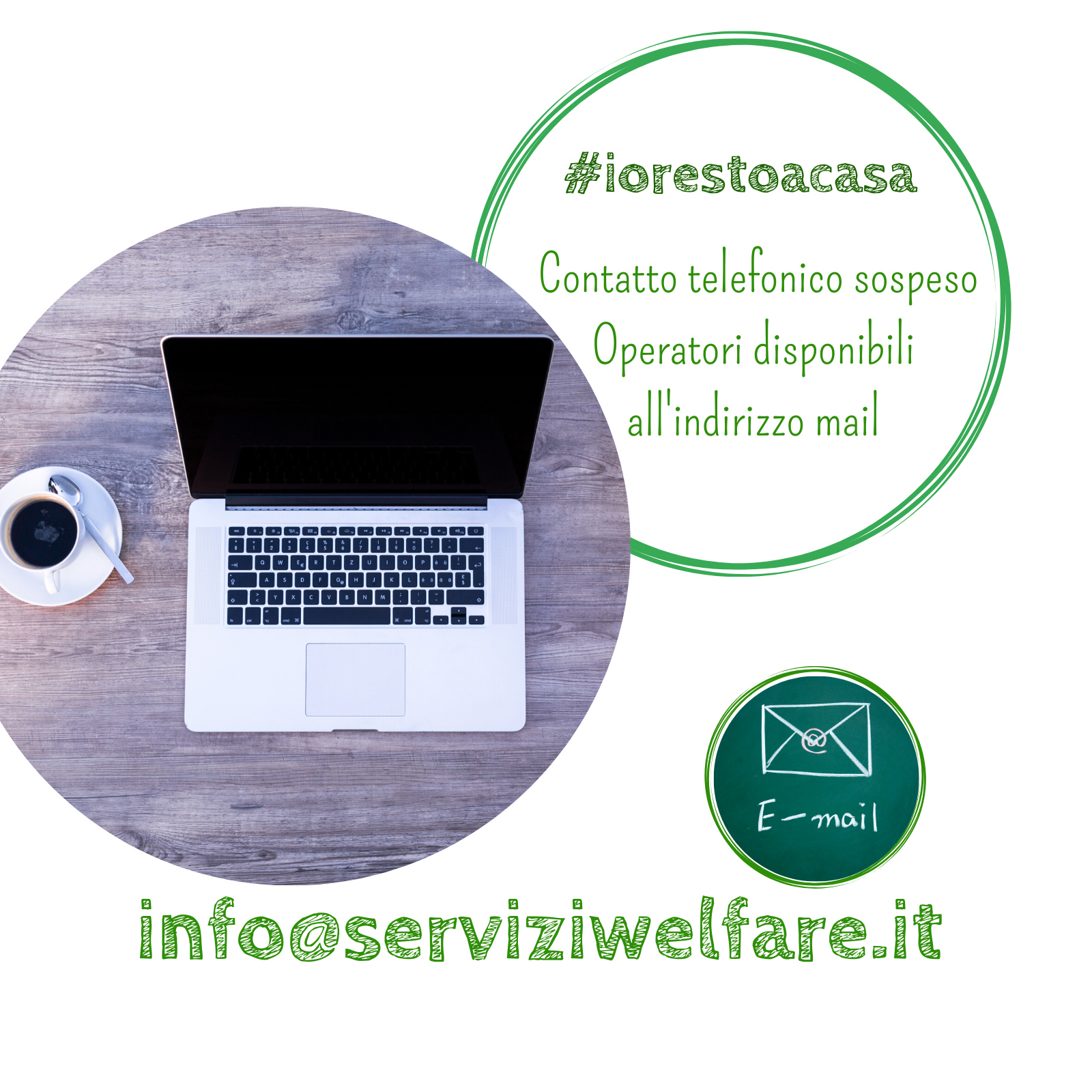 #iorestoacasa: contatto telefonico sospeso